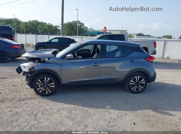 3N1CP5CV2LL480761 2020 NISSAN KICKS Gray Vista interior de 360 grados