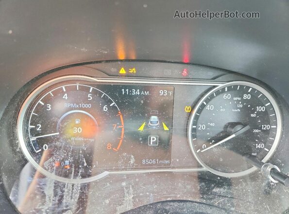 3N1CP5CV2LL520918 2020 NISSAN KICKS Silver ხელსაწყოთა პანელის ხედი