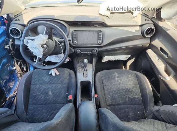 3N1CP5CV2ML512223 2021 NISSAN KICKS Blue Vista del salpicadero