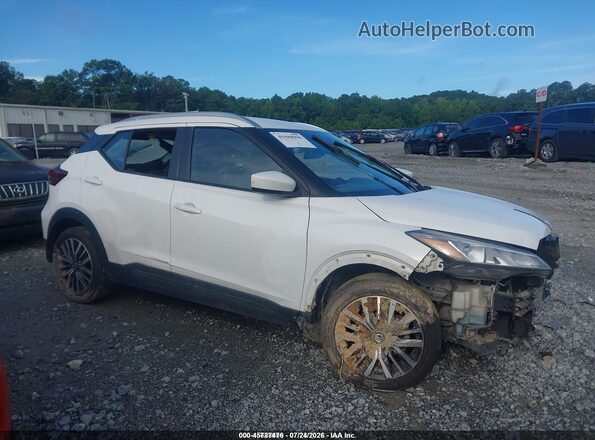 3N1CP5CV2ML549868 2021 NISSAN KICKS White Вид щитка приладів