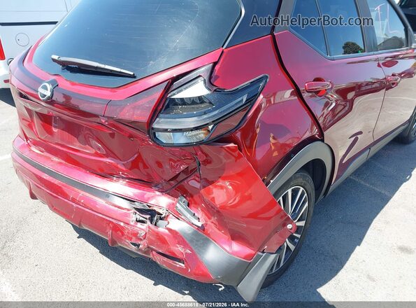3N1CP5CV2NL485879 2022 NISSAN KICKS Red Widok z przodu