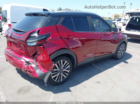3N1CP5CV2NL485879 2022 NISSAN KICKS Red Tył prawy