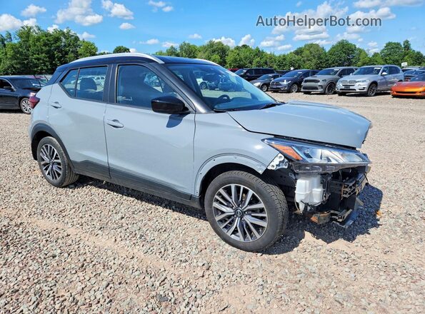 3N1CP5CV2NL528763 2022 NISSAN KICKS Gray Передня права чверть