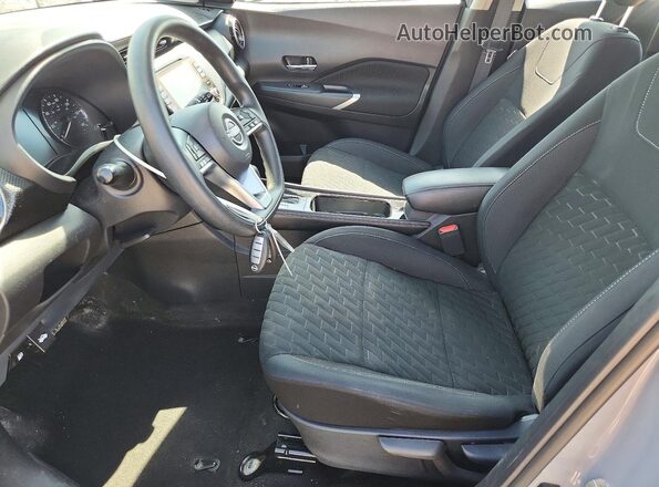 3N1CP5CV2NL528763 2022 NISSAN KICKS Gray Вид салону спереду