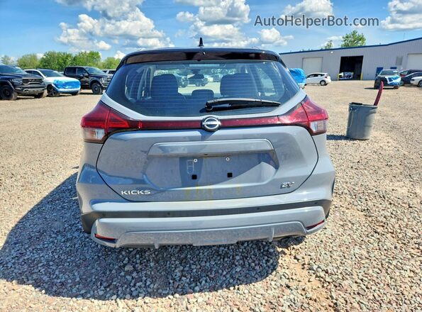 3N1CP5CV2NL528763 2022 NISSAN KICKS Gray Вид ззаду