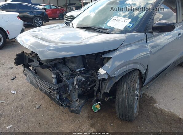 3N1CP5CV2PL482418 2023 NISSAN KICKS Gray Front view