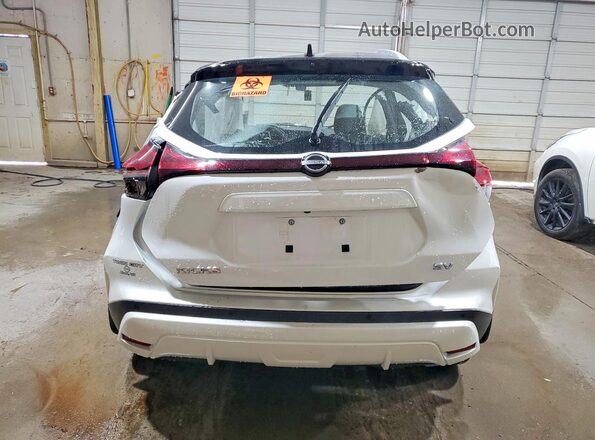 3N1CP5CV2PL482967 2023 NISSAN KICKS White Вид ззаду