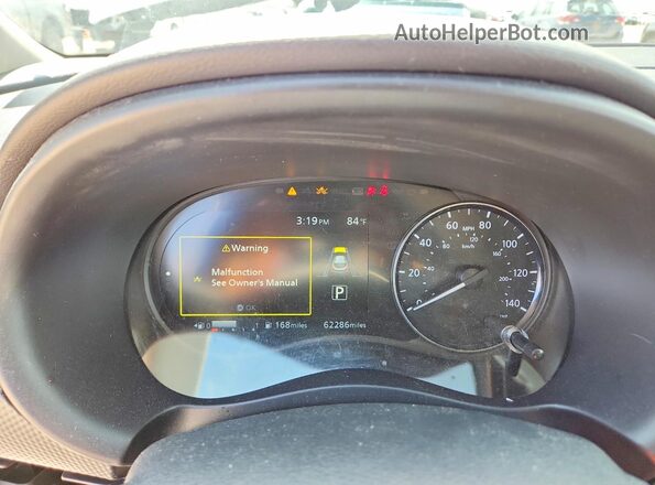 3N1CP5CV2PL508564 2023 NISSAN KICKS White Вид щитка приладів