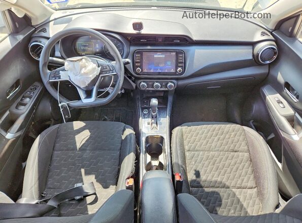 3N1CP5CV2PL508564 2023 NISSAN KICKS White Вид панелі приладів