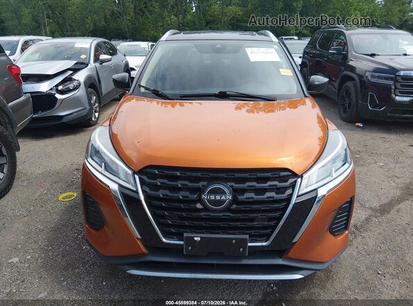 3N1CP5CV2PL513392 2023 NISSAN KICKS Оранжевый Вид щитка приборов