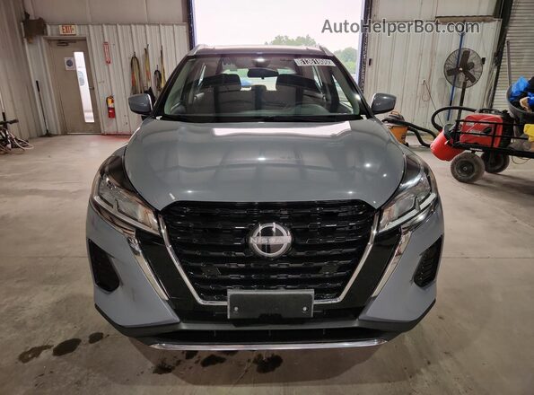 3N1CP5CV2PL532153 2023 NISSAN KICKS Gray VIN sticker view