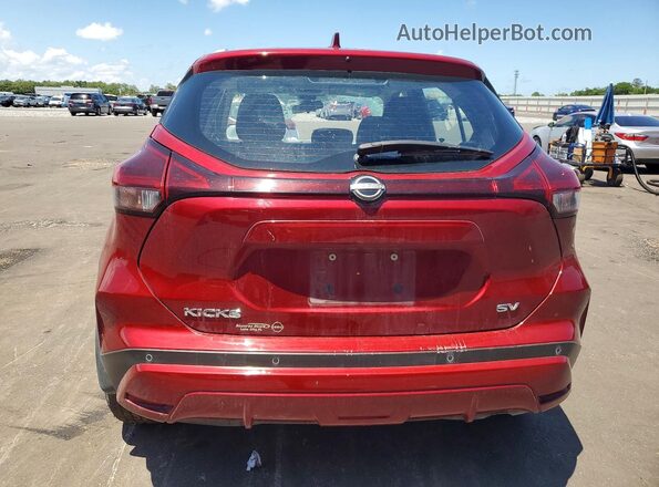 3N1CP5CV2PL558364 2023 NISSAN KICKS Red უკანა ხედი
