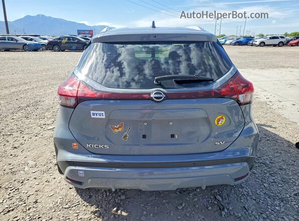 3N1CP5CV2PL560650 2023 NISSAN KICKS Gray Вид ззаду