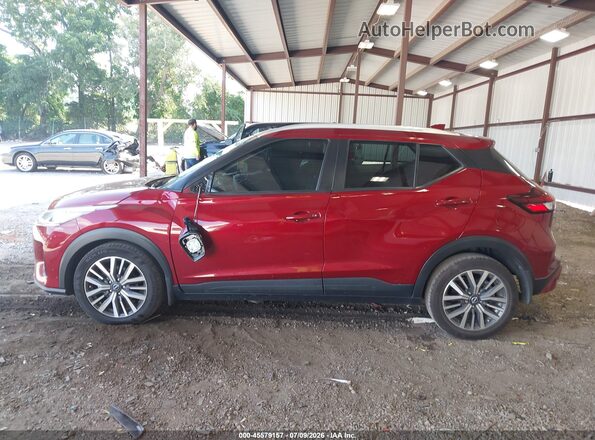3N1CP5CV2RL489744 2024 NISSAN KICKS Red Vista interior de 360 grados