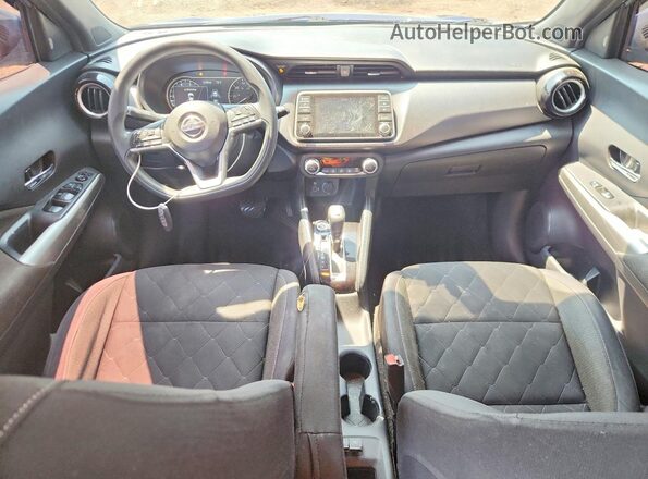 3N1CP5CV3LL517039 2020 NISSAN KICKS Blue Առջևի վահանակի տեսք