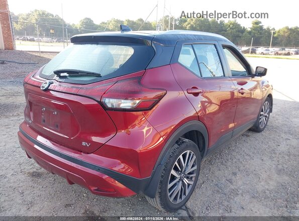 3N1CP5CV3ML515504 2021 NISSAN KICKS Red უკანა მარჯვენა
