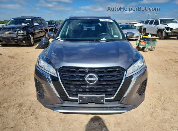 3N1CP5CV3NL512782 2022 NISSAN KICKS Gray Front view