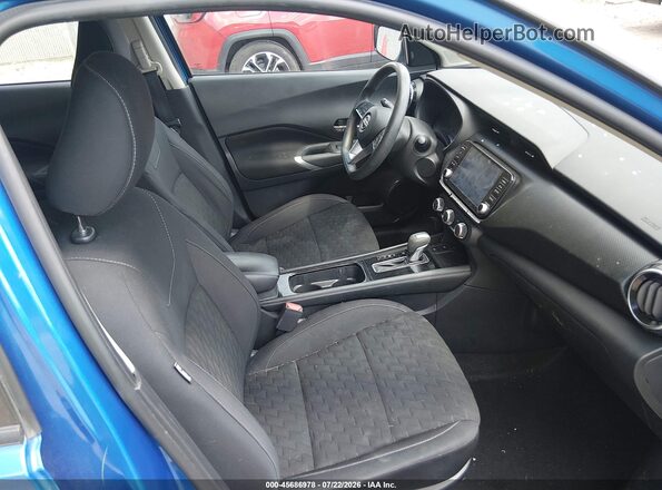 3N1CP5CV3PL473615 2023 NISSAN KICKS Blue Вид салону спереду