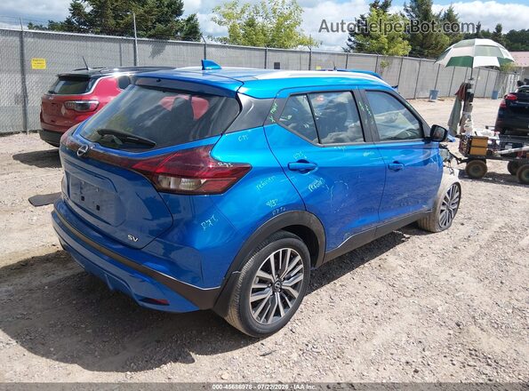 3N1CP5CV3PL473615 2023 NISSAN KICKS Blue Задня права чверть