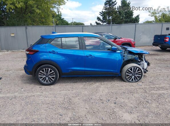 3N1CP5CV3PL473615 2023 NISSAN KICKS Blue Панорамний вид салону 360°