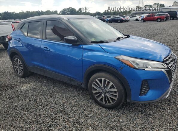 3N1CP5CV3PL486901 2023 NISSAN KICKS Blue Передня права чверть