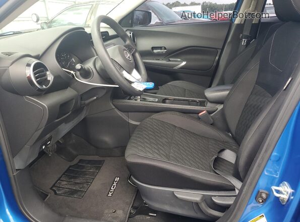 3N1CP5CV3PL486901 2023 NISSAN KICKS Blue Вид салону спереду