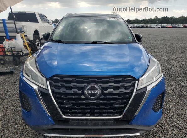 3N1CP5CV3PL486901 2023 NISSAN KICKS Blue Вид спереду