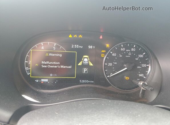 3N1CP5CV3PL486901 2023 NISSAN KICKS Blue Вид щитка приладів