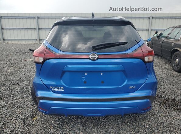 3N1CP5CV3PL486901 2023 NISSAN KICKS Blue Вид ззаду