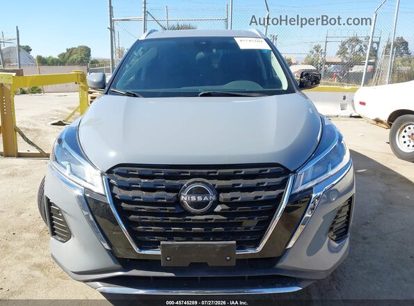 3N1CP5CV3PL554758 2023 NISSAN KICKS Серый Вид щитка приборов
