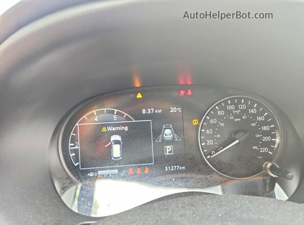 3N1CP5CV3SL468746 2025 NISSAN KICKS Gray Սարքավորումների վահանակի տեսք
