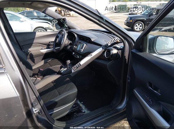 3N1CP5CV4LL477957 2020 NISSAN KICKS Gray Widok wnętrza z przodu