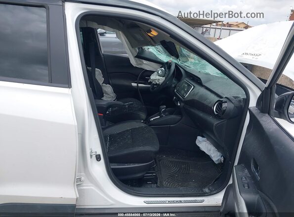 3N1CP5CV4LL485900 2020 NISSAN KICKS White Widok wnętrza z przodu