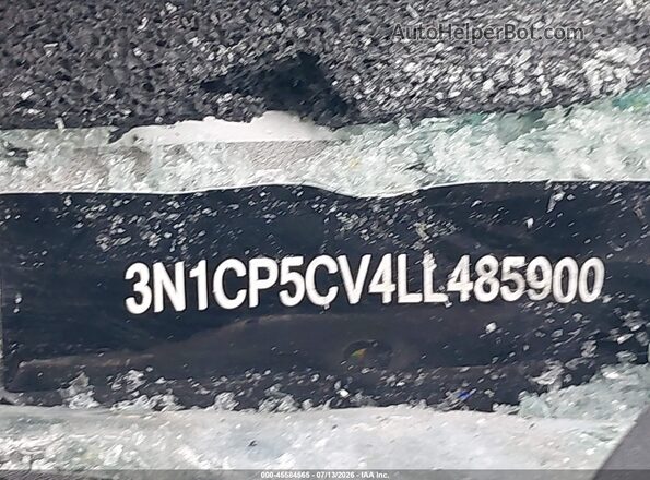 3N1CP5CV4LL485900 2020 NISSAN KICKS White Widok komory silnika