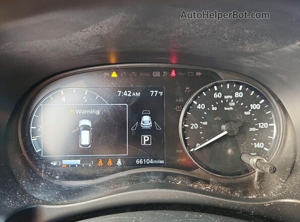 3N1CP5CV4ML466961 2021 NISSAN KICKS Gray Vista del cuadro de instrumentos