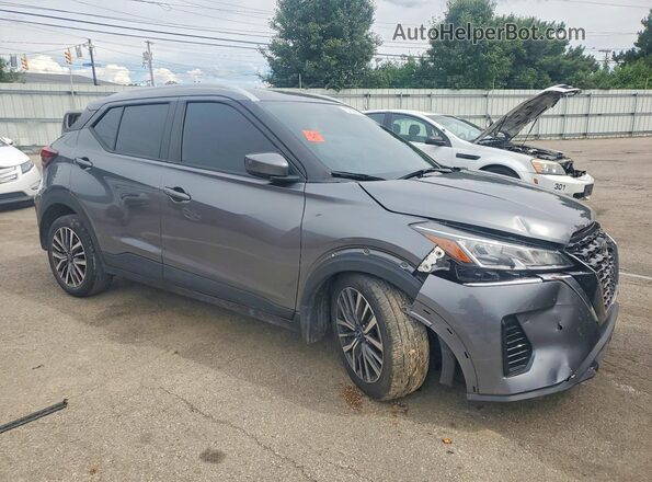 3N1CP5CV4NL496480 2022 NISSAN KICKS Gray წინა მარჯვენა