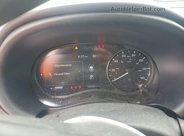 3N1CP5CV4NL496480 2022 NISSAN KICKS Gray ხელსაწყოთა პანელის ხედი