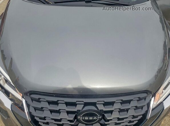 3N1CP5CV4NL496480 2022 NISSAN KICKS Gray ძრავის განყოფილების ხედი