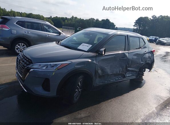 3N1CP5CV4RL526454 2024 NISSAN KICKS Gray წინა მარცხენა ხედი სამი მეოთხედიდან