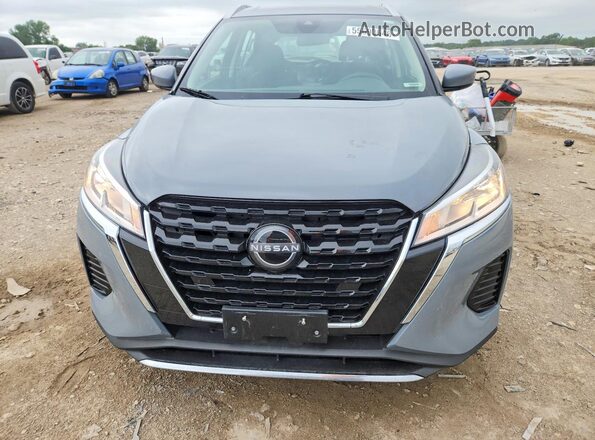 3N1CP5CV4RL577016 2024 NISSAN KICKS Gray Դիմացի տեսք