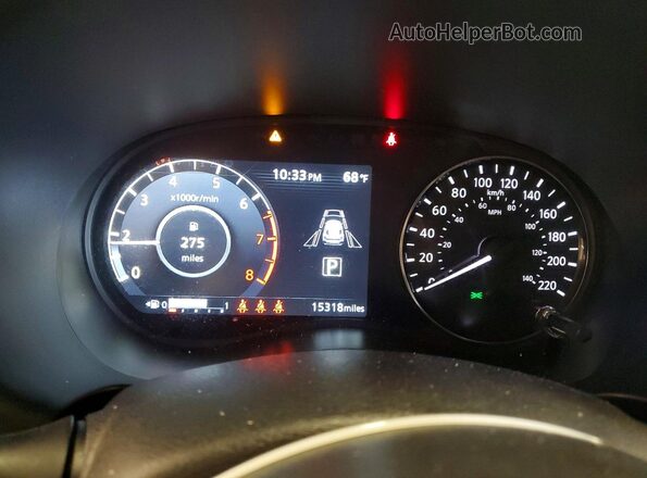 3N1CP5CV4SL510485 2025 NISSAN KICKS Blue ხელსაწყოთა პანელის ხედი