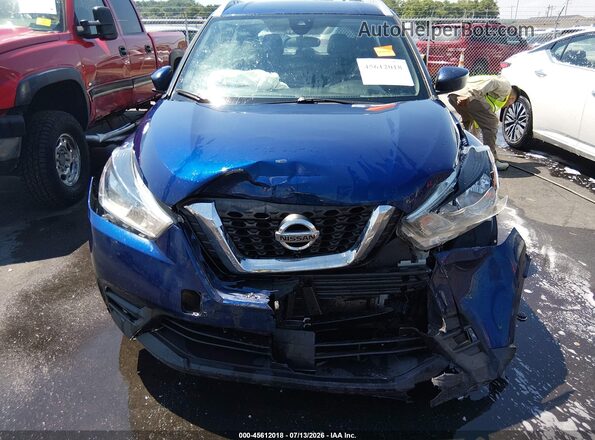 3N1CP5CV5LL518614 2020 NISSAN KICKS Blue ხელსაწყოთა პანელის ხედი