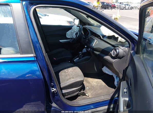 3N1CP5CV5LL518614 2020 NISSAN KICKS Blue წინა სალონის ხედი