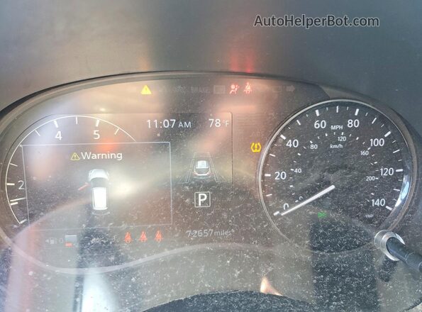 3N1CP5CV5ML501068 2021 NISSAN KICKS Черный Вид щитка приборов