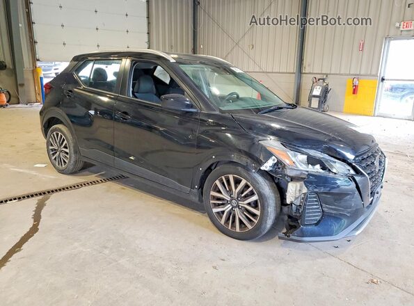 3N1CP5CV5ML501068 2021 NISSAN KICKS Черный Передняя правая четверть