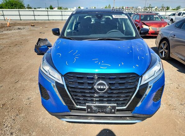 3N1CP5CV5NL475671 2022 NISSAN KICKS Blue Դիմացի տեսք