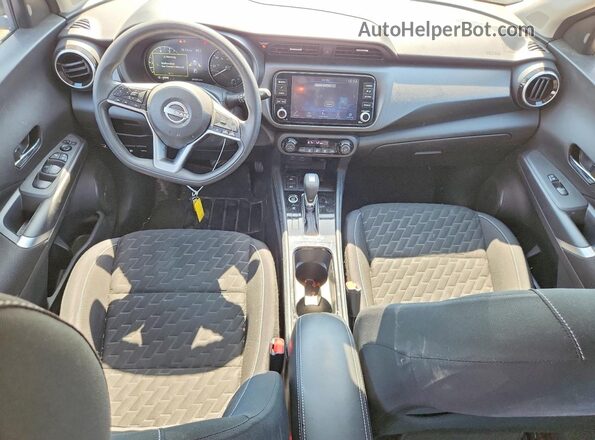 3N1CP5CV5NL475671 2022 NISSAN KICKS Blue Առջևի վահանակի տեսք