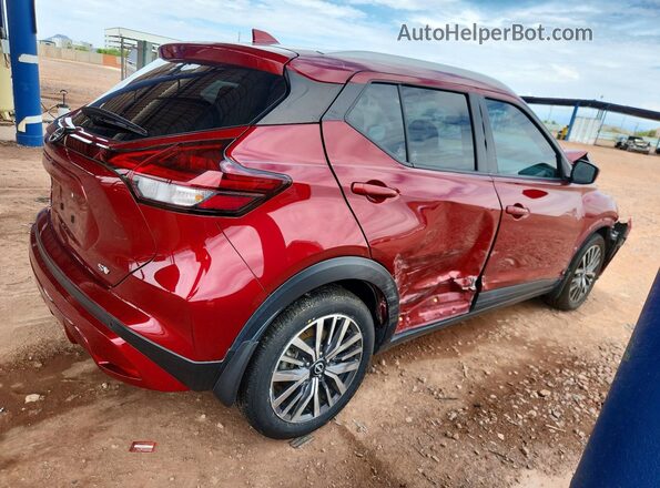 3N1CP5CV5NL480238 2022 NISSAN KICKS Red Задня права чверть