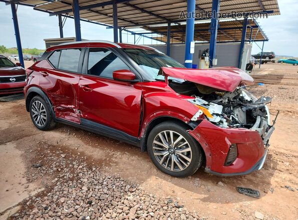 3N1CP5CV5NL480238 2022 NISSAN KICKS Red Передня права чверть