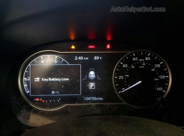 3N1CP5CV6LL546373 2020 NISSAN KICKS Черный Вид щитка приборов